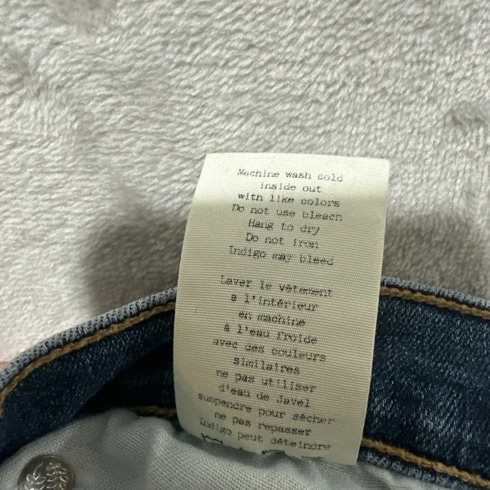 Rag & Bone Distressed Skinny Jeans Women's 30 La Paz Raw Frayed‎ Hem 5 Pockets